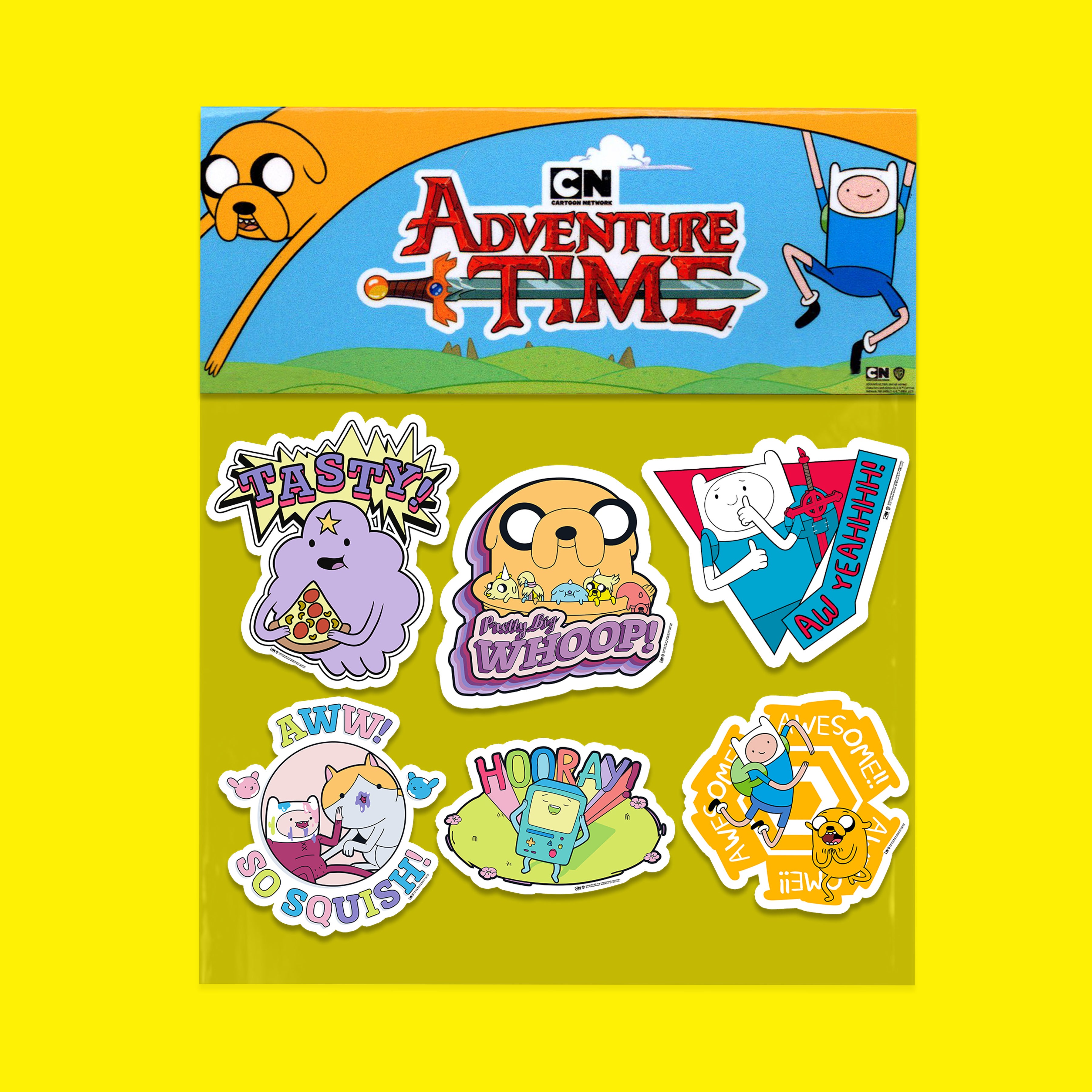 (1) Gnarly! x Adventure Time Sticker Pack